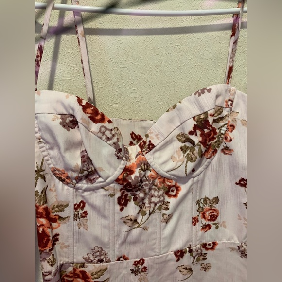 Floral H&M Corset Dress Size Small - Picture 3 of 4